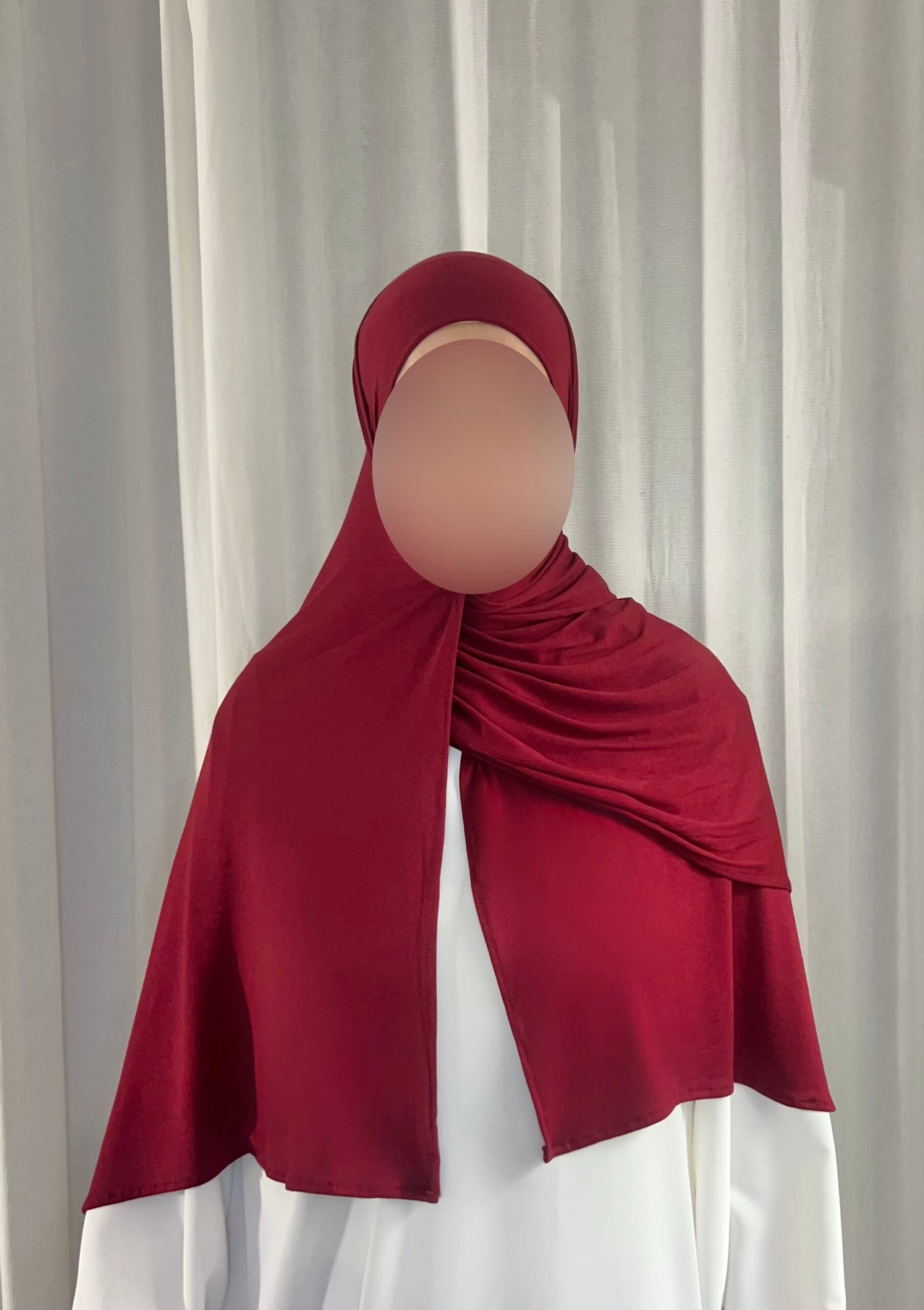 Jersey Coton modal Bordeau